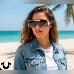 The True Religion Shield Sunglasses